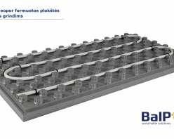 EPS200 Neopor formuotos plokštės šildomoms grindims